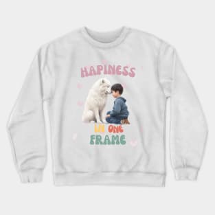 Samoyed, Friendship, the most adorable best friend gift to a Samoyed Lover Crewneck Sweatshirt